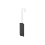Yamazaki Tower Magnetic Heel File, Heel File That Floats on a Bathroom Wall by Magnet to Dry Without Slime, Hangs on a Towel Bar or Laundry Pipe Too, 5 x 3.6 x 22 cm and 55 g, White or Black