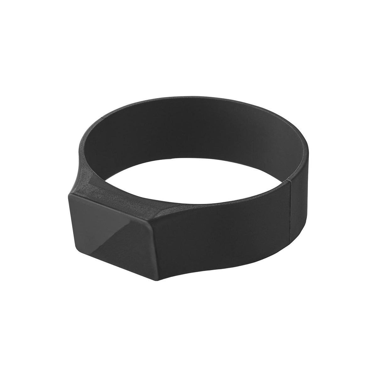 Yamazaki Tower Magnetic Silicone Bottle Band, Silicone Band with a Magnet that Wraps Round a 6 to 8 cm Bottle and Sticks It to a Steel Wall, Holds 1 kg, Sold as One Piece, 6.2 x 7.1 x 2 cm and 20 g, White or Black