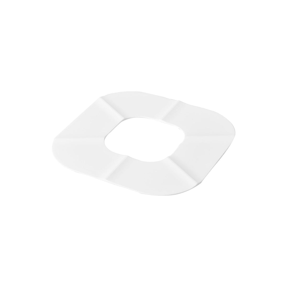 Yamazaki Tower Silicone Mat for Induction Cooktops, Thin Silicone Mat That Protects an Induction Cooktop from Spills and Scratches, Heat Resistant to 250 C, Dishwasher Safe, 19.9 x 19.9 x 0.4 cm and 80 g, White or Black