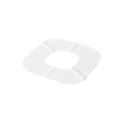 Yamazaki Tower Silicone Mat for Induction Cooktops, Thin Silicone Mat That Protects an Induction Cooktop from Spills and Scratches, Heat Resistant to 250 C, Dishwasher Safe, 19.9 x 19.9 x 0.4 cm and 80 g, White or Black