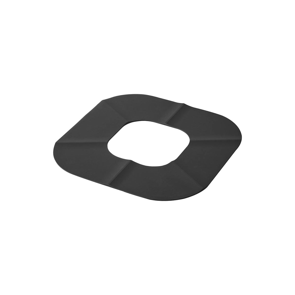 Yamazaki Tower Silicone Mat for Induction Cooktops, Thin Silicone Mat That Protects an Induction Cooktop from Spills and Scratches, Heat Resistant to 250 C, Dishwasher Safe, 19.9 x 19.9 x 0.4 cm and 80 g, White or Black