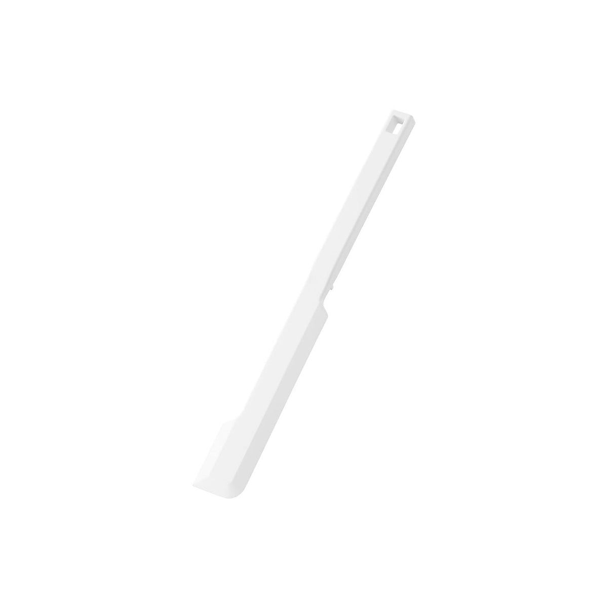 Yamazaki Tower Multi-Use Silicone Spatula, Long Silicone Spatula With Two Different Ends for Jars, Bags and Pans, Tip Stays Off the Counter, Heat Resistant to 250 C, 3.2 x 1.5 x 26 cm and 60 g, White or Black