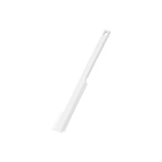 Yamazaki Tower Multi-Use Silicone Spatula, Long Silicone Spatula With Two Different Ends for Jars, Bags and Pans, Tip Stays Off the Counter, Heat Resistant to 250 C, 3.2 x 1.5 x 26 cm and 60 g, White or Black