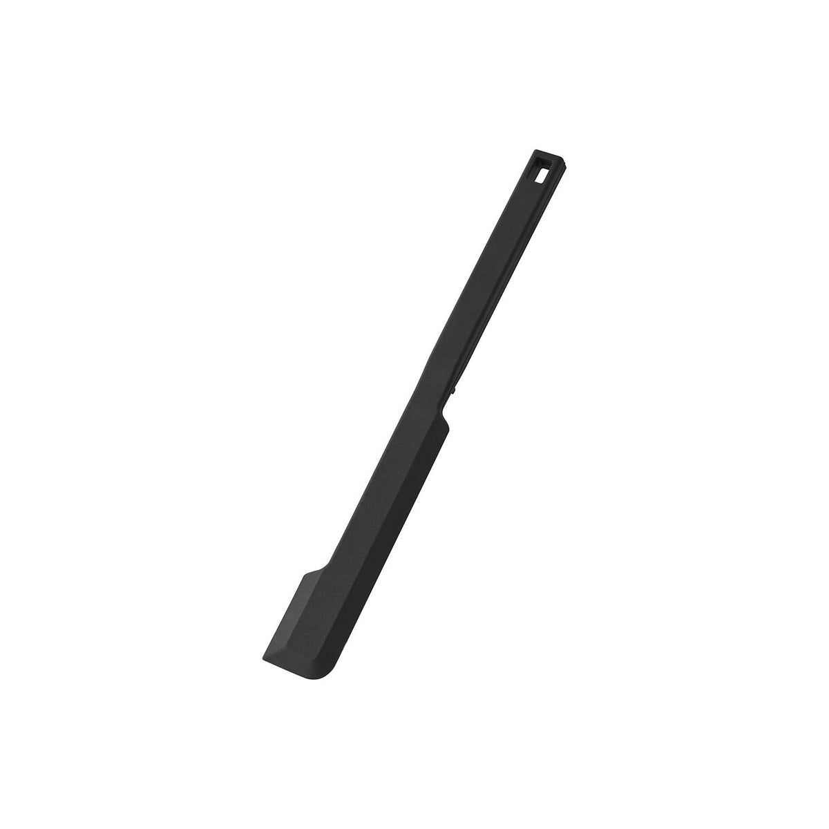 Yamazaki Tower Multi-Use Silicone Spatula, Long Silicone Spatula With Two Different Ends for Jars, Bags and Pans, Tip Stays Off the Counter, Heat Resistant to 250 C, 3.2 x 1.5 x 26 cm and 60 g, White or Black