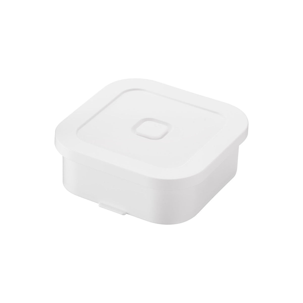 Yamazaki Tower Frozen Rice Container and Side Dish Box Set, Two-Tier Lunch Set with a 150 g Freezer Rice Container and Draining Colander plus a Sealed Side Box, Microwave Safe, 12.2 x 12.2 x 8.8 cm (two tiers) and 285 g, White or Black