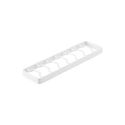 Yamazaki Tower Bowl Stand S, Steel Stand That Holds Bowls Upright So You Can Take One Out with One Hand, 7 bowls, 32 x 8.6 x 2.2 cm and 480 g, White or Black