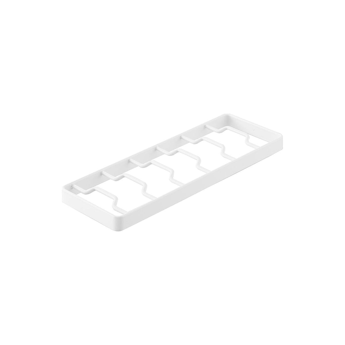Yamazaki Tower Bowl Stand L, Steel Stand That Holds Large bowls such as donburi and salad bowls Upright So You Can Take One Out with One Hand, 6 large bowls, 32 x 11 x 2.5 cm and 520 g, White or Black