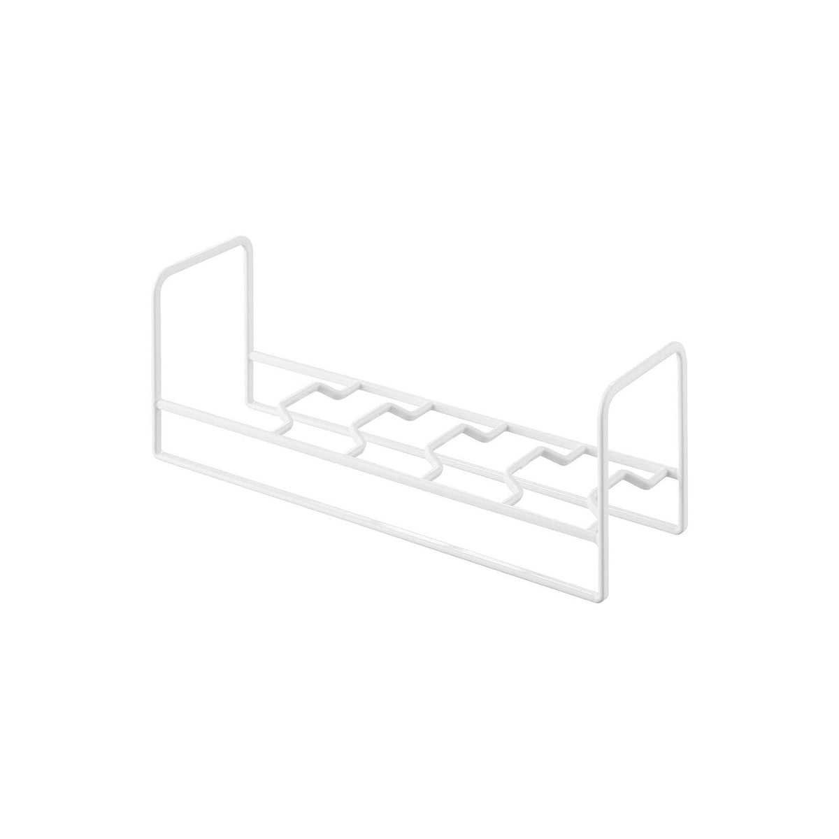 Yamazaki Tower Rice Bowl Rack, Steel Stand That Holds Rice bowls Upright So You Can Take One Out with One Hand, 5 rice bowls, 26.5 x 8 x 10 cm and 220 g, White or Black