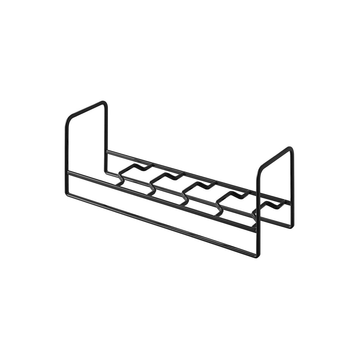Yamazaki Tower Rice Bowl Rack, Steel Stand That Holds Rice bowls Upright So You Can Take One Out with One Hand, 5 rice bowls, 26.5 x 8 x 10 cm and 220 g, White or Black