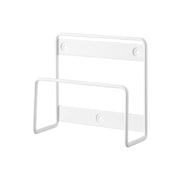 Yamazaki Tower Wall-Mounted Bathroom Scale Rack, Wall Rack That Floats a Bathroom Scale Up to 3.5 cm Thick Off the Floor, Body Only 5.4 cm Deep, Holds 2 kg, Plasterboard Pins Included, 13 x 5.4 x 12.2 cm and 160 g, White or Black
