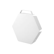 Yamazaki Tower Standing Burner Grate Cover, Steel Cover That Guards an Unused Burner Grate From Oil, Doubles as a Work Surface Holding 2 kg, Stands Up to Store, 21.8 x 21.7 x 4 cm and 530 g, White or Black