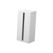 Yamazaki Tower Upright Tissue Stand, Upright Steel Stand for Box or Soft-Pack Tissue that Frees Counter Space, 12.6 x 9.7 x 23.7 cm and 900 g, White or Black