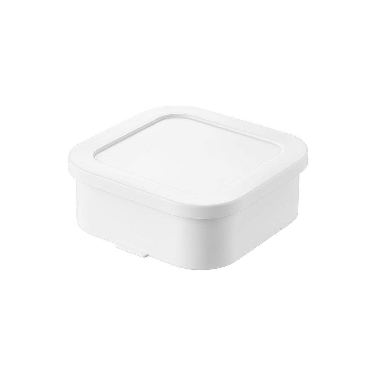Yamazaki Tower Frozen Rice Container Set of 2, Set of Two Freezer Rice Containers With a Strainer So Steam Reaches All the Rice, One Serving Each, 380 mL, 12.2 x 12.2 x 4.5 cm each and 330 g, White or Black or Clear