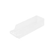 Yamazaki Tower Fridge Can Stocker S, Fridge Tray That Stores Mini and Slim Cans Upright or Laid Flat, Sloped Floor Rolls the Next Can Forward, Fits Cans up to 10.6 cm Long, 37.5 x 11.3 x 8.2 cm and 355 g, White or Black