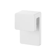 Yamazaki Tower Film-Hook Insert Holder W4 Set of 2, Slotted Holder on Film Hooks that Catches brushes and tubes Pushed In from Below, Floats Them to Dry, Sticks to Tile and Glossy Walls, 4 x 2.7 x 6 cm each and 25 g, White or Black