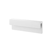 Yamazaki Tower Film-Hook Insert Holder W18, Slotted Holder on Film Hooks that Catches brushes and tubes Pushed In from Below, Floats Them to Dry, Sticks to Tile and Glossy Walls, 18 x 2.8 x 6 cm and 110 g, White or Black