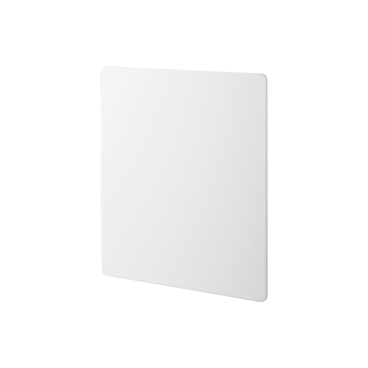 Yamazaki Tower Film-Hook Steel Panel, Steel Panel that Fixes with Film Hooks to Kitchen Panels and Tile so Magnetic Items Can Stick, 45 x 1.2 x 50 cm including the film hooks and 2400 g, White or Black