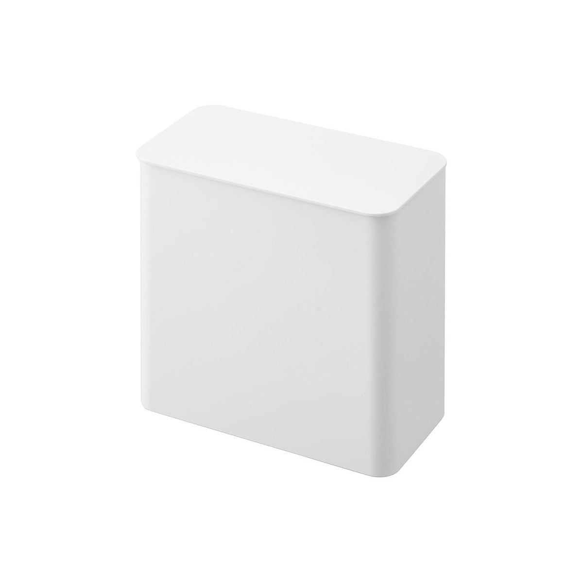 Yamazaki Tower Film-Hook Sealed Mini Trash Can, Small Sealed Bin that Sticks on a Sink Door, Fridge or Tile with a Film Hook, 1.8 L, 17 x 9.6 x 17.2 cm and 310 g, White or Black