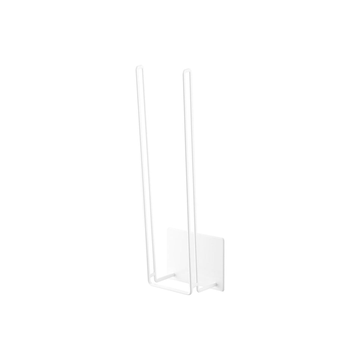 Yamazaki Tower Magnetic Rubber Glove Holder, Magnetic Wire Holder that Dries and Stores Rubber Gloves on a Steel Wall by the Sink, 11 x 9.4 x 34.2 cm and 290 g, White or Black