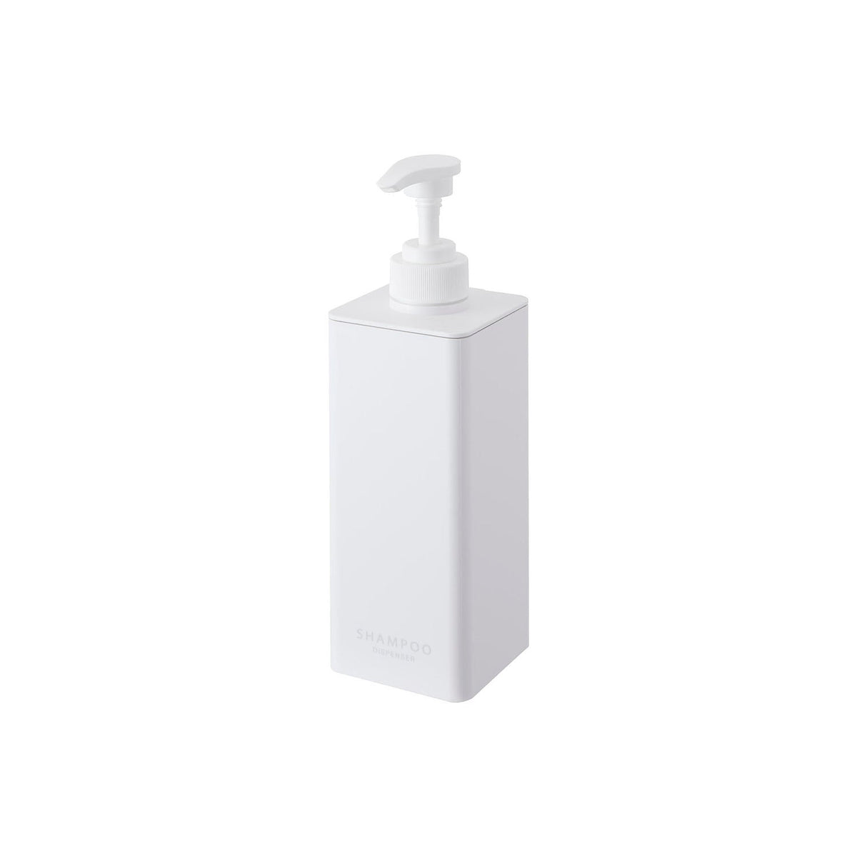 Yamazaki Tower Large-Dose Soap Dispenser, 500 mL Refillable Dispenser That Gives 3.6 cc a Push, 7 x 7.5 x 24 cm and 225 g, Shampoo White or Shampoo Black or Conditioner White or Conditioner Black or Body Soap White or Body Soap Black