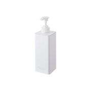 Yamazaki Tower Large-Dose Soap Dispenser, 500 mL Refillable Dispenser That Gives 3.6 cc a Push, 7 x 7.5 x 24 cm and 225 g, Shampoo White or Shampoo Black or Conditioner White or Conditioner Black or Body Soap White or Body Soap Black