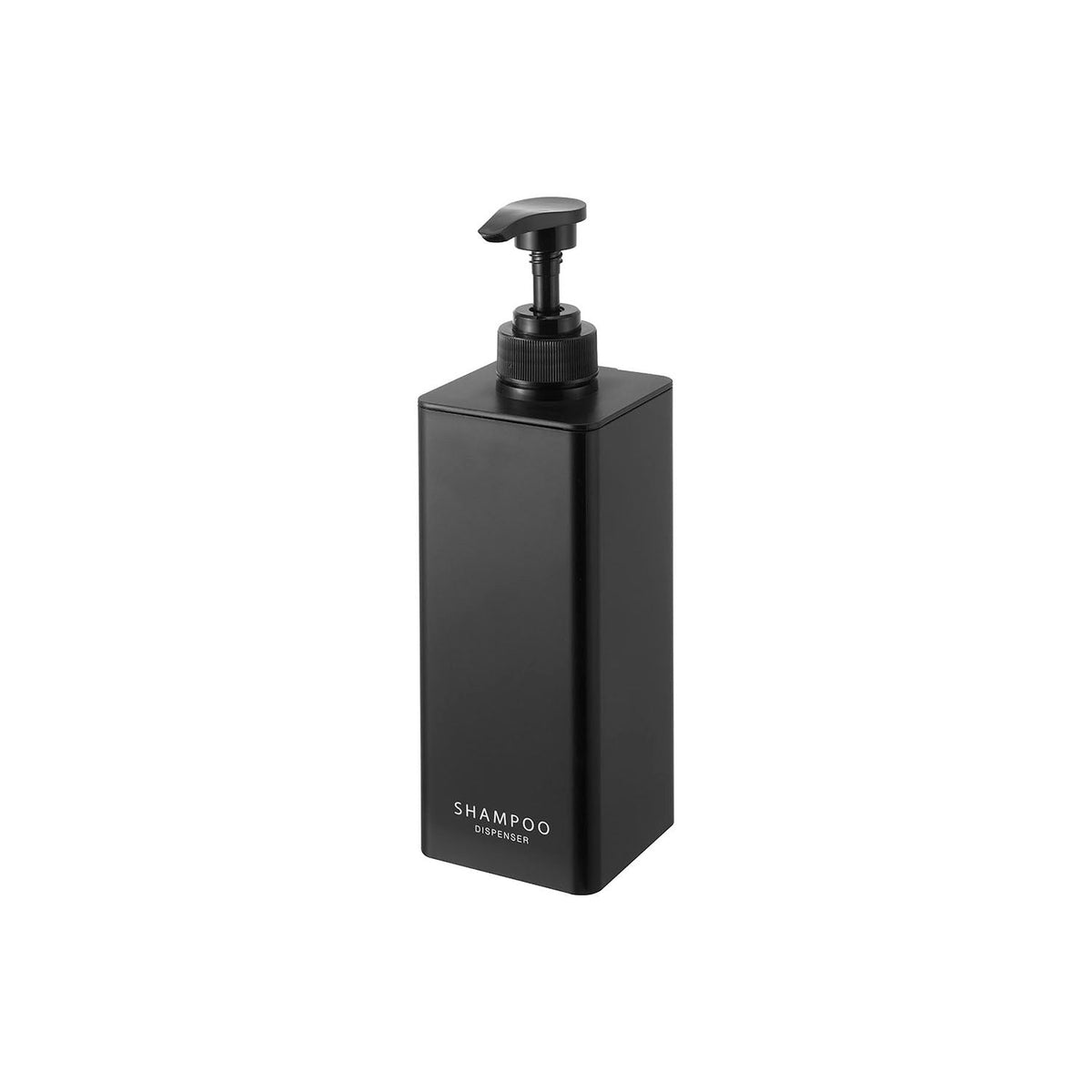 Yamazaki Tower Large-Dose Soap Dispenser, 500 mL Refillable Dispenser That Gives 3.6 cc a Push, 7 x 7.5 x 24 cm and 225 g, Shampoo White or Shampoo Black or Conditioner White or Conditioner Black or Body Soap White or Body Soap Black