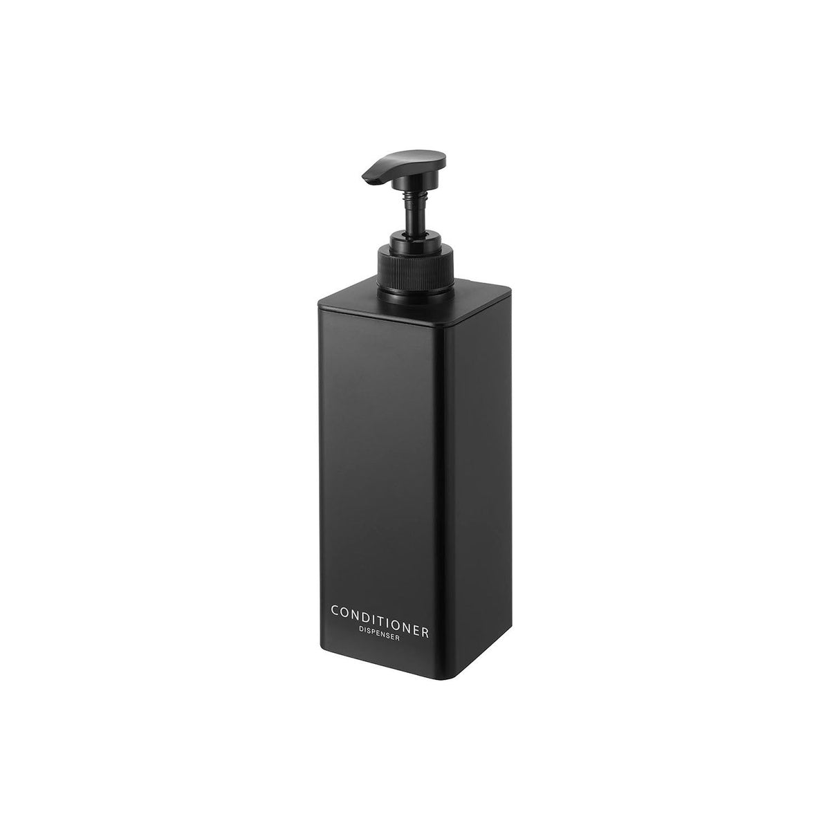 Yamazaki Tower Large-Dose Soap Dispenser, 500 mL Refillable Dispenser That Gives 3.6 cc a Push, 7 x 7.5 x 24 cm and 225 g, Shampoo White or Shampoo Black or Conditioner White or Conditioner Black or Body Soap White or Body Soap Black