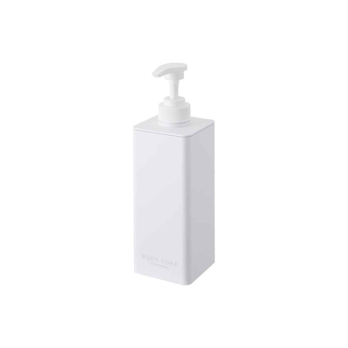 Yamazaki Tower Large-Dose Soap Dispenser, 500 mL Refillable Dispenser That Gives 3.6 cc a Push, 7 x 7.5 x 24 cm and 225 g, Shampoo White or Shampoo Black or Conditioner White or Conditioner Black or Body Soap White or Body Soap Black
