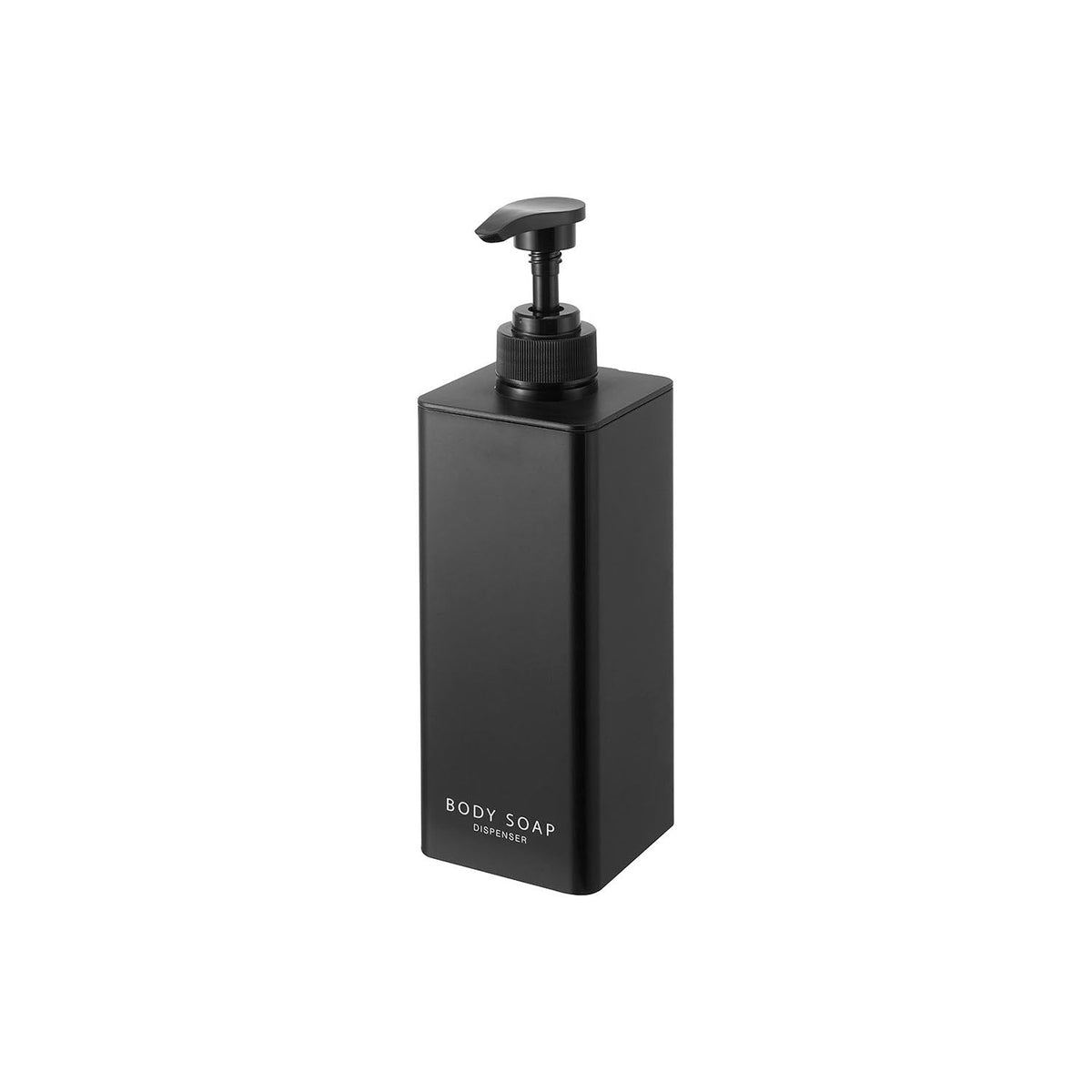 Yamazaki Tower Large-Dose Soap Dispenser, 500 mL Refillable Dispenser That Gives 3.6 cc a Push, 7 x 7.5 x 24 cm and 225 g, Shampoo White or Shampoo Black or Conditioner White or Conditioner Black or Body Soap White or Body Soap Black