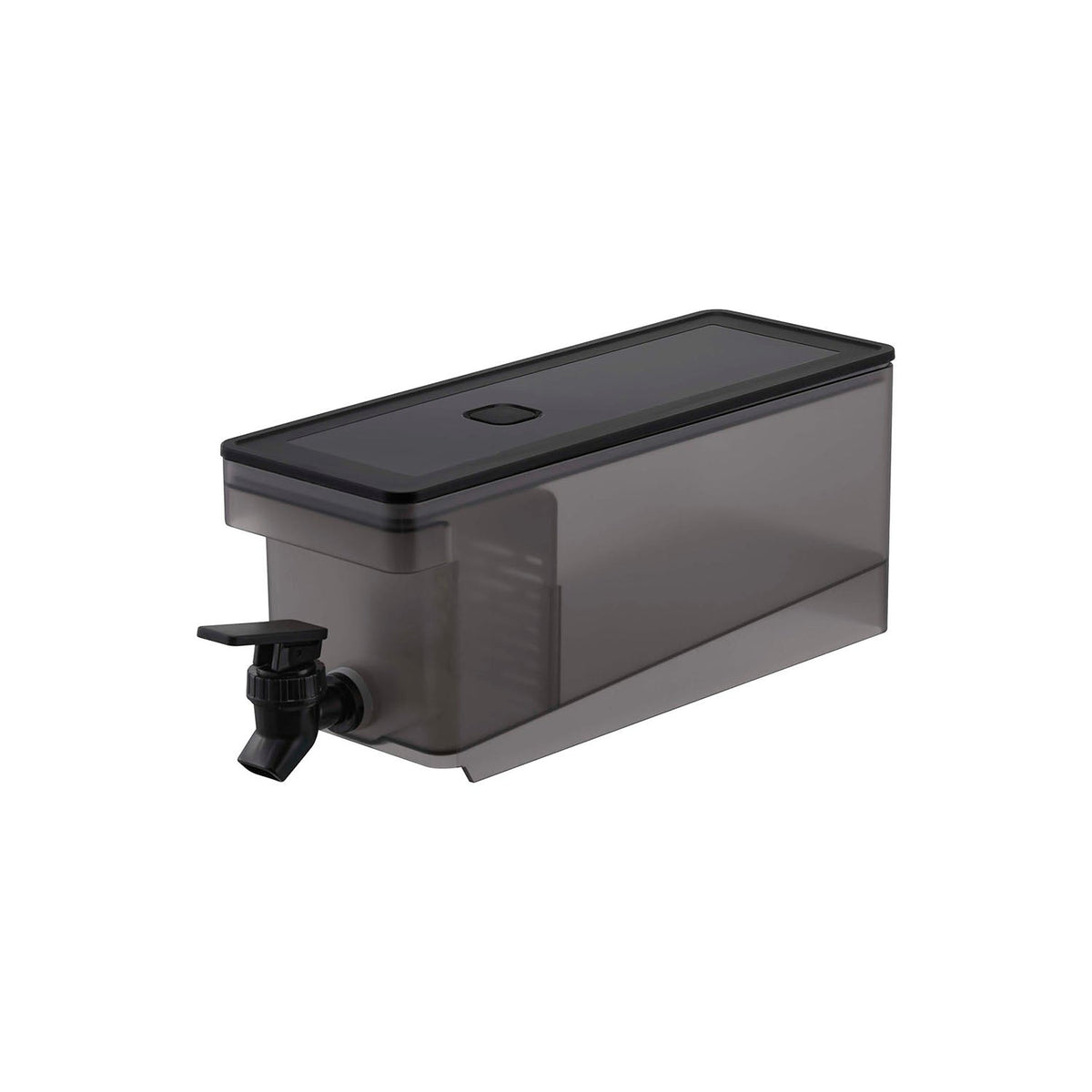 Yamazaki Tower Refrigerator Drink Server 1.8 L, Compact 1.8 L Cold Drink Server That Pours Straight From the Refrigerator and Locks the Lever Open, Divider Keeps Tea Bags Off the Tap, 10 x 31.5 x 12.5 cm and 455 g, White or Black