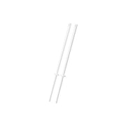 Yamazaki Tower Silicone Cooking Chopsticks S, Compact 24 cm Silicone Cooking Chopsticks With a Steel Core That Will Not Scratch Pans, Non-Slip Grip for Small Foods, Heat Safe to 220 C, Dishwasher Safe, 0.8 x 0.8 x 24 cm per stick and 35 g, White or Black