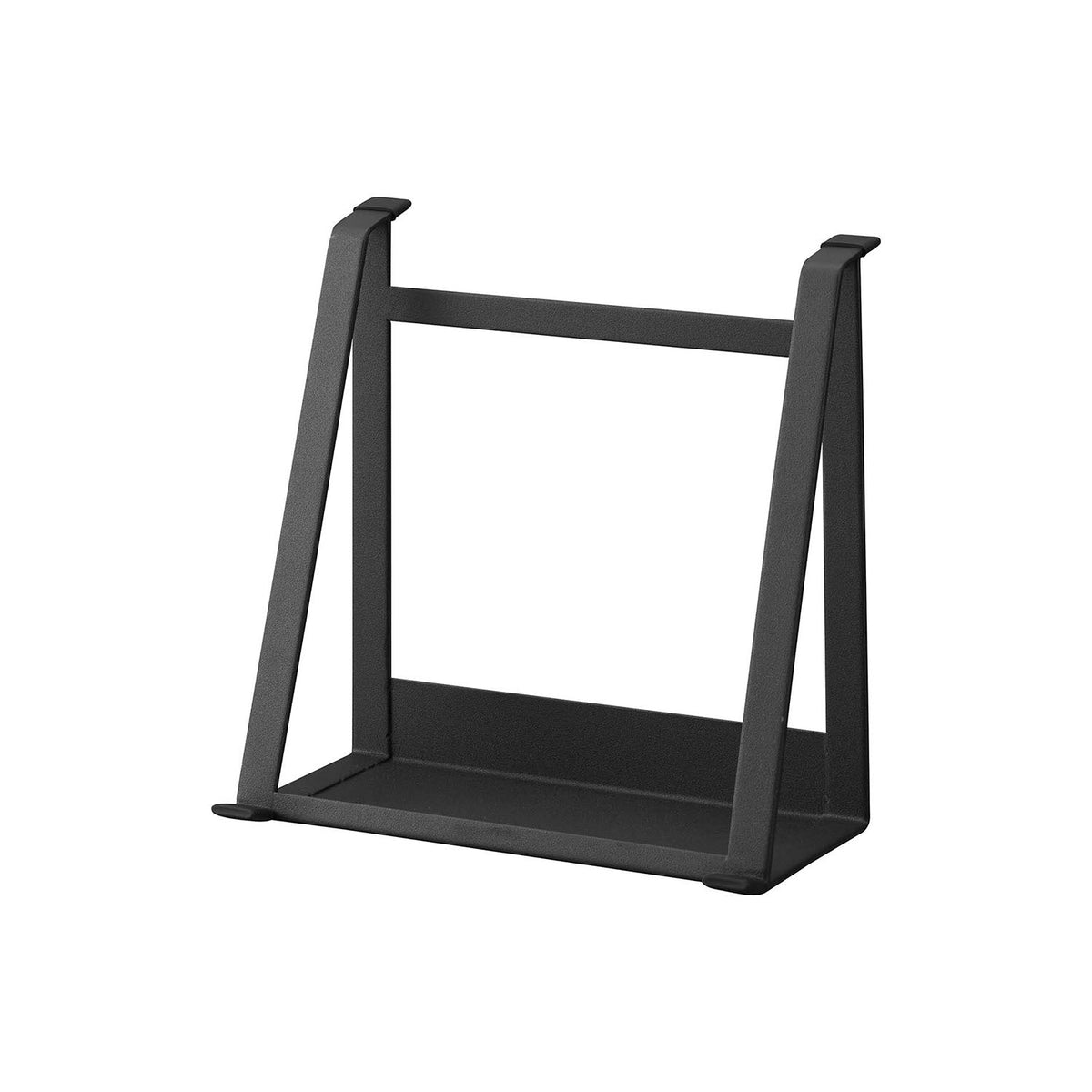 Yamazaki Tower Two-Way Laptop and Tablet Stand, Stand That Works Flat to Tilt a Laptop for Typing or Upright to Store a Laptop and Tablet Slim, Fits 11 to 17 Inch Devices Up to 1.5 cm Thick, Holds 2.5 kg, 21.3 x 26.5 x 10 cm and 600 g, White or Black