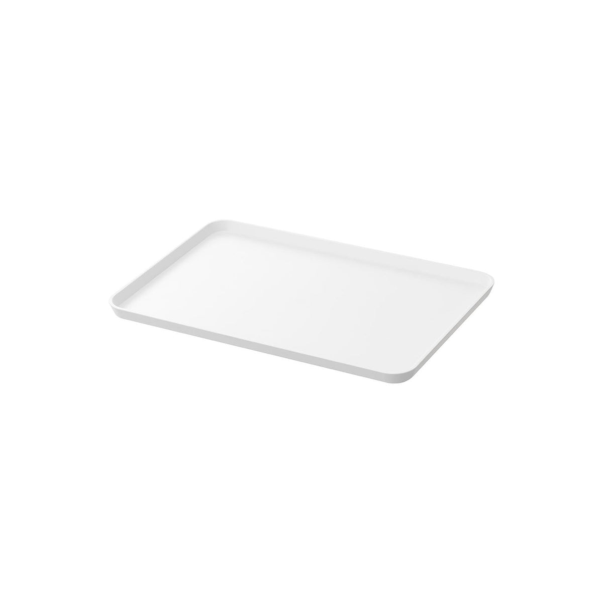 Yamazaki Tower Magnetic Tray, Thin Tray That Sticks by Magnet to the Side of a Refrigerator or Water Server and Comes Off When Needed, Dries Fast After Use, 31.5 cm Wide, 31.5 x 21 x 1.7 cm and 270 g, White or Black