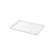 Yamazaki Tower Magnetic Tray, Thin Tray That Sticks by Magnet to the Side of a Refrigerator or Water Server and Comes Off When Needed, Dries Fast After Use, 31.5 cm Wide, 31.5 x 21 x 1.7 cm and 270 g, White or Black
