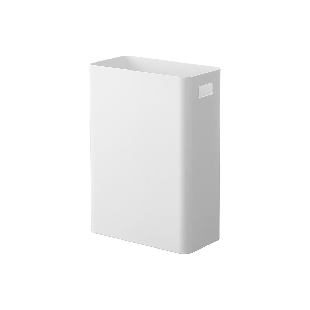 Yamazaki Tower Magnetic Trash Can 7 L, Slim 7 L Trash Can That Floats on a Steel Wall by Magnet and Leaves the Floor Clear to Clean, Gap Behind Makes Bag Changes Easy, Holds 1 kg, 22 x 13.2 x 30 cm and 730 g, White or Black