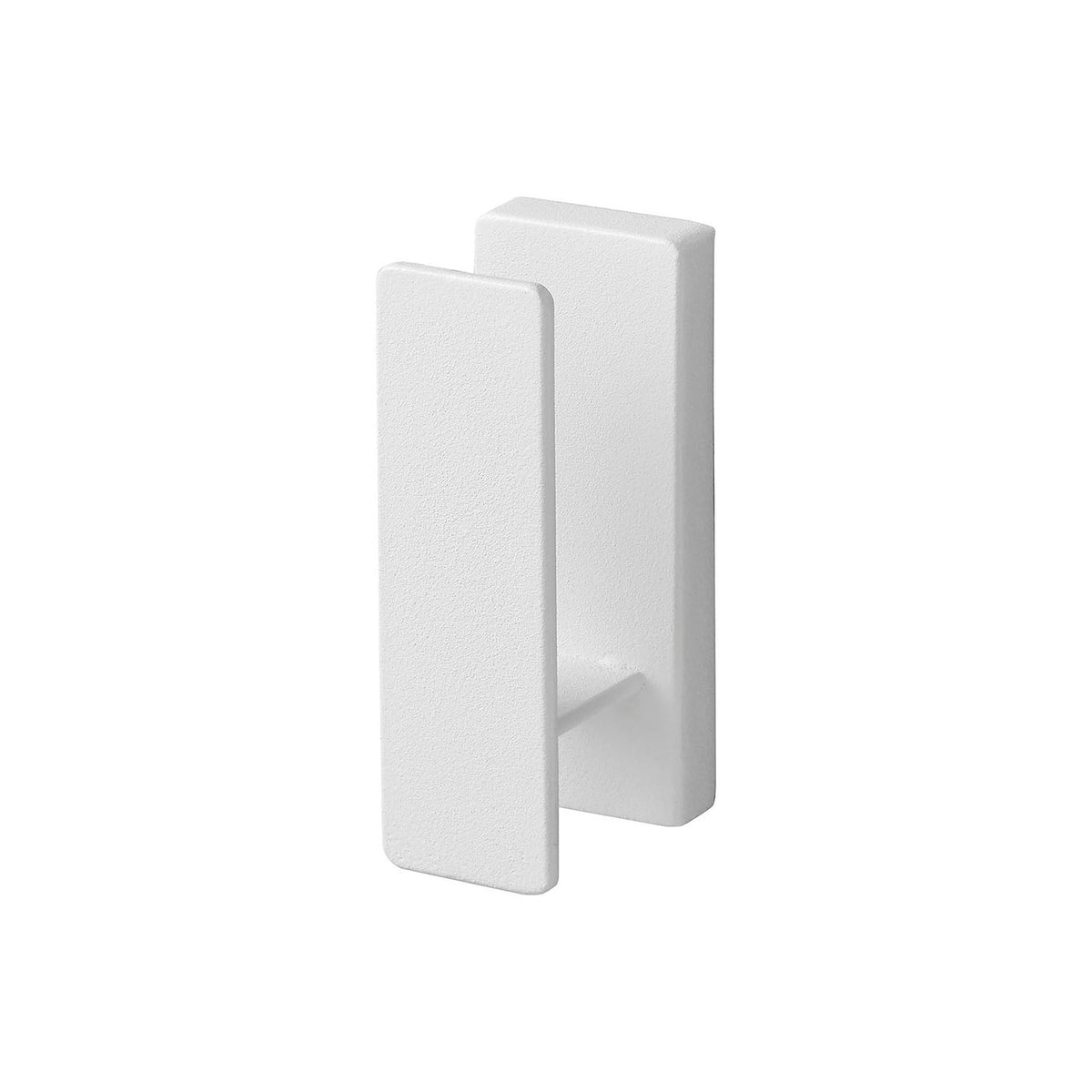 Yamazaki Tower Wall Hooks Set of 3 for Plasterboard Walls, Set of Three Small Wall Hooks Fixed With Plasterboard Pins That Leave Hard-to-See Holes, Hang a Bag or Coat at the Entry, Holds 2 kg Each, 2.4 x 3 x 6.5 cm each and 150 g, White or Black