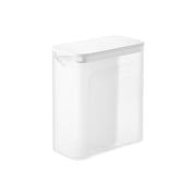 Yamazaki Tower Fridge Shelf Cold Water Pitcher 1 L with Tea Filter, Slim 1 L Cold Water Pitcher with a Mesh Tea Filter for Cold-Brew Tea and Dashi, Fits a Low Fridge Shelf, Dishwasher Safe, 8.2 x 16.7 x 16 cm and 355 g, White or Black