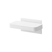 Yamazaki Tower Magnetic Poly Bag Holder with Lid for Wagons, Small Lidded Holder That Sticks by Magnet to a Wagon or Steel Wall and Holds a Plastic Bag So Waste Is Hidden From Above, Holds 1 kg, 18 x 10.5 x 8 cm and 390 g, White or Black