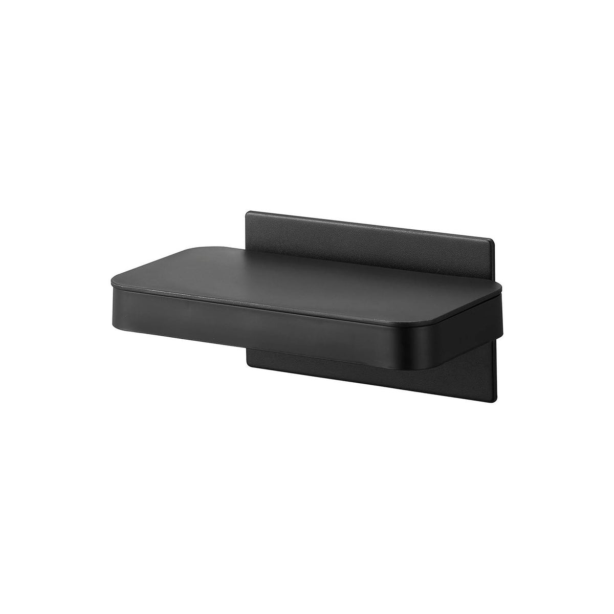 Yamazaki Tower Magnetic Poly Bag Holder with Lid for Wagons, Small Lidded Holder That Sticks by Magnet to a Wagon or Steel Wall and Holds a Plastic Bag So Waste Is Hidden From Above, Holds 1 kg, 18 x 10.5 x 8 cm and 390 g, White or Black
