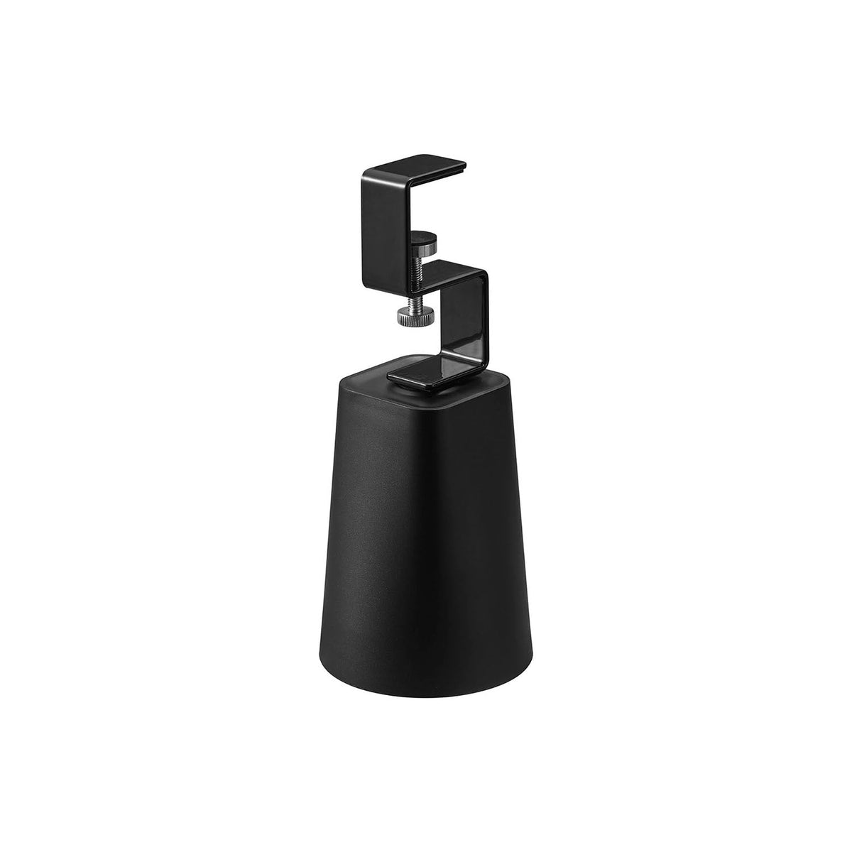 Yamazaki Tower Magnetic Tumbler for Under Washroom Cabinets, 200 mL Tumbler That Clings by Magnet Under a Washroom Cabinet and Floats Off the Counter to Dry, Holder Clamps on With a Screw, Heat Safe to 90 C, 7 x 7 x 17 cm and 115 g, White or Black