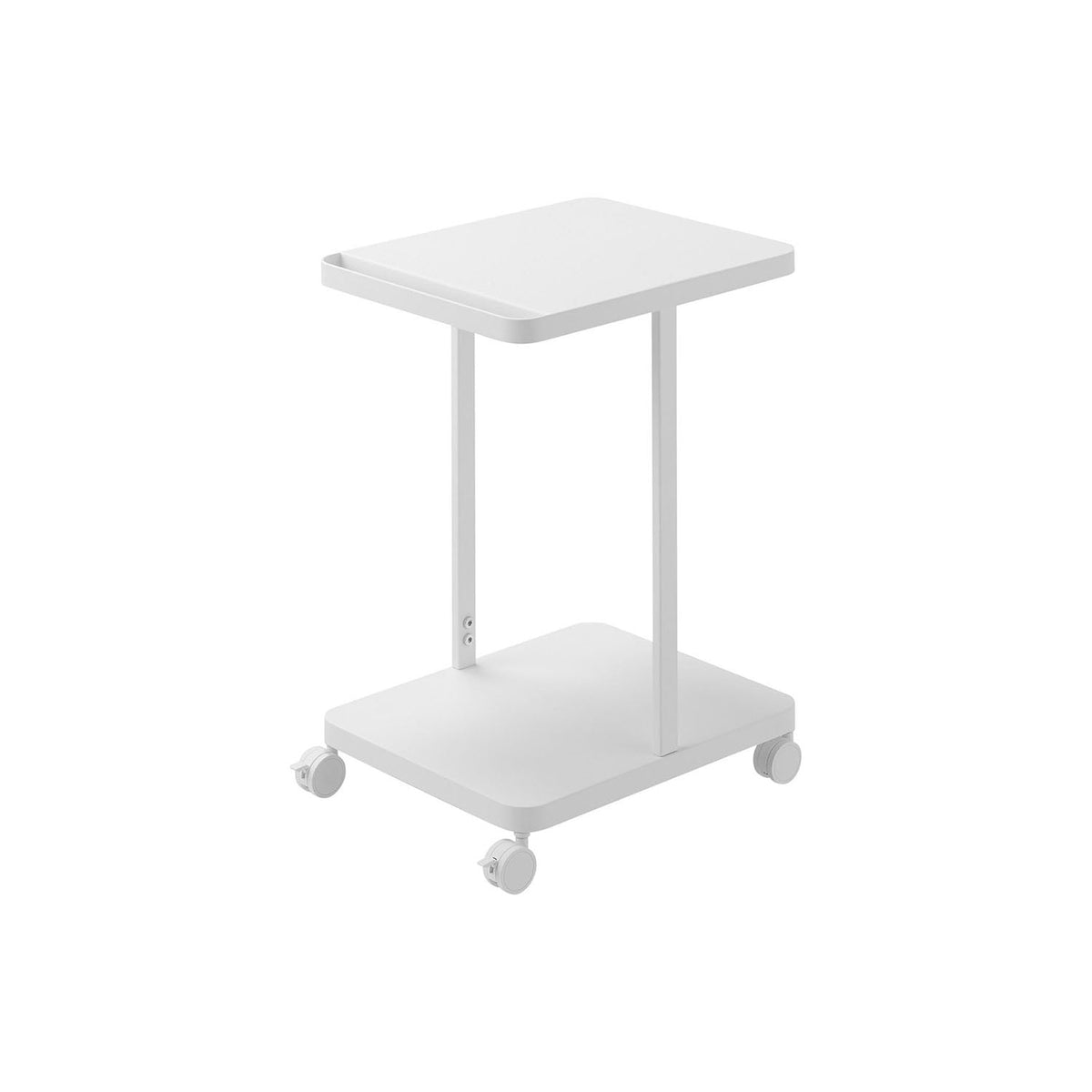 Yamazaki Tower School Bag Rack on Casters, Rack on Casters That Slides Under the Dining Table With a School Bag on Top and Study Goods Below, Holds 5 kg Per Level, 26 x 32 x 45 cm and 2500 g, White or Black