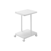 Yamazaki Tower School Bag Rack on Casters, Rack on Casters That Slides Under the Dining Table With a School Bag on Top and Study Goods Below, Holds 5 kg Per Level, 26 x 32 x 45 cm and 2500 g, White or Black