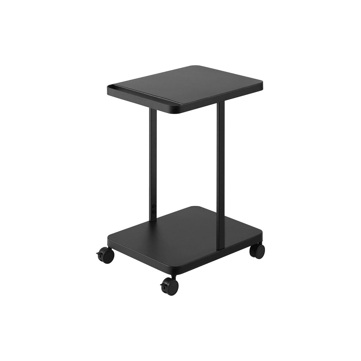 Yamazaki Tower School Bag Rack on Casters, Rack on Casters That Slides Under the Dining Table With a School Bag on Top and Study Goods Below, Holds 5 kg Per Level, 26 x 32 x 45 cm and 2500 g, White or Black