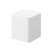 Yamazaki Tower Accessory Tray 4 Tiers Square, Square Four-Tier Rotating Tray That Sorts Daily Accessories, Watches and Cosmetics and Swings Open to Reach Each Tier, Felt Mat Protects, 9 cm Square, 9 x 9 x 10 cm and 190 g, White or Black