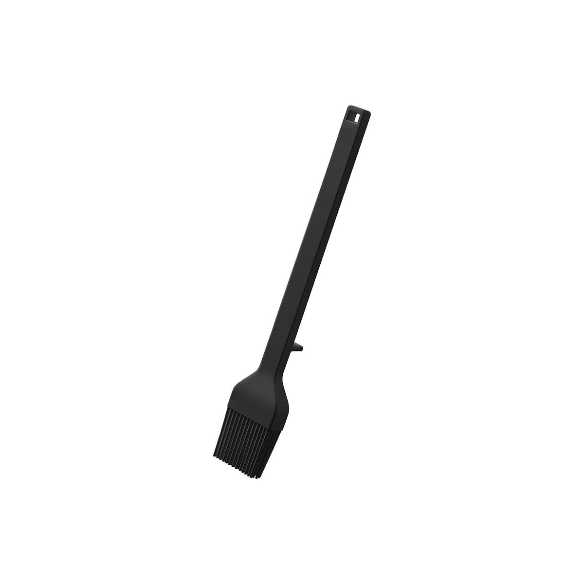 Yamazaki Tower Silicone Cooking Brush, Flexible Silicone Brush for Oil, Syrup and Sauces that Spreads Evenly, Fits Takoyaki Pan Holes, Tip Rests Off the Counter, Heat Resistant to 250 C, 3.2 x 2 x 20 cm and 30 g, White or Black