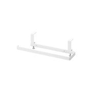 Yamazaki Tower Range Hood Side Kitchen Paper Holder, Holder That Clamps Onto a Range Hood Where You Like and Holds a Kitchen Paper Roll up to 11 cm Across, Screws Tighten It Firmly, Holds 500 g, 26 x 9.5 x 6.3 cm and 240 g, White or Black
