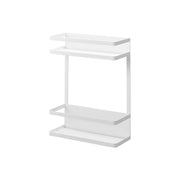 Yamazaki Tower Magnetic Two-Tier Rack for Beside a Washing Machine, Magnetic Two-Tier Rack that Sticks to the Side of a Washing Machine for Detergent Refills, 28 x 11.5 x 40 cm and 1600 g, White or Black