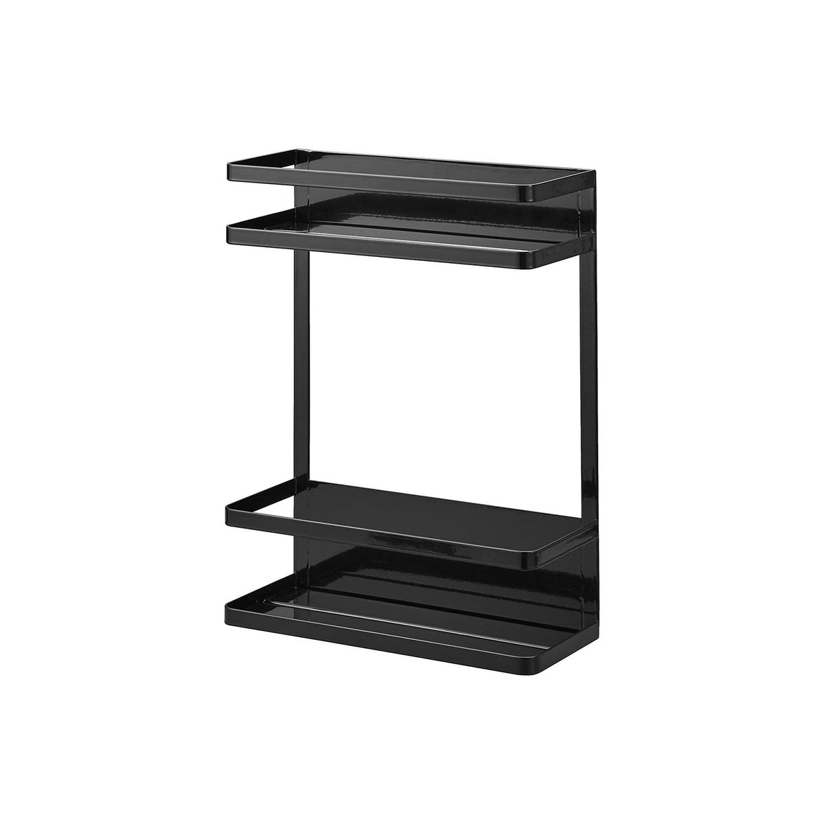 Yamazaki Tower Magnetic Two-Tier Rack for Beside a Washing Machine, Magnetic Two-Tier Rack that Sticks to the Side of a Washing Machine for Detergent Refills, 28 x 11.5 x 40 cm and 1600 g, White or Black