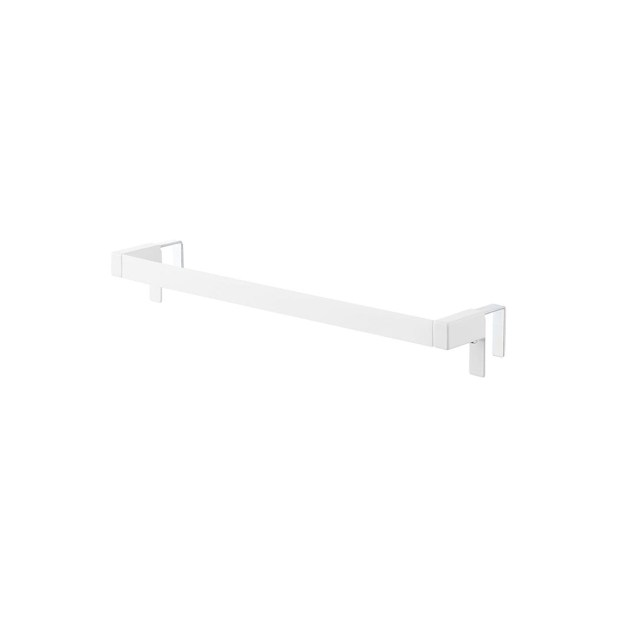 Yamazaki Tower Non-Slip Kitchen Towel Hanger Bar, Wide, Wide Towel Bar with Silicone Covers that Stops Towels Slipping, for Sink Doors and Drawers, 35.5 x 5.3 to 8.5 x 5 cm and 240 g, White or Black