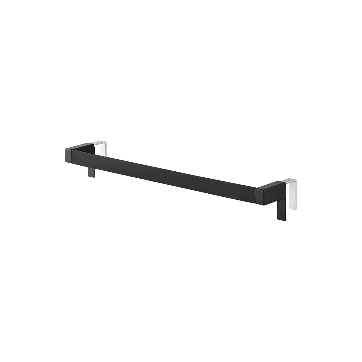 Yamazaki Tower Non-Slip Kitchen Towel Hanger Bar, Wide, Wide Towel Bar with Silicone Covers that Stops Towels Slipping, for Sink Doors and Drawers, 35.5 x 5.3 to 8.5 x 5 cm and 240 g, White or Black